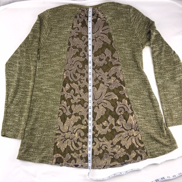 LOGO by Lori Goldstein Blouse Med Melange Boucle S - Picture 5 of 7